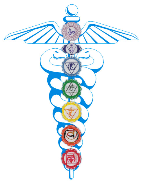 chakras-caduceus